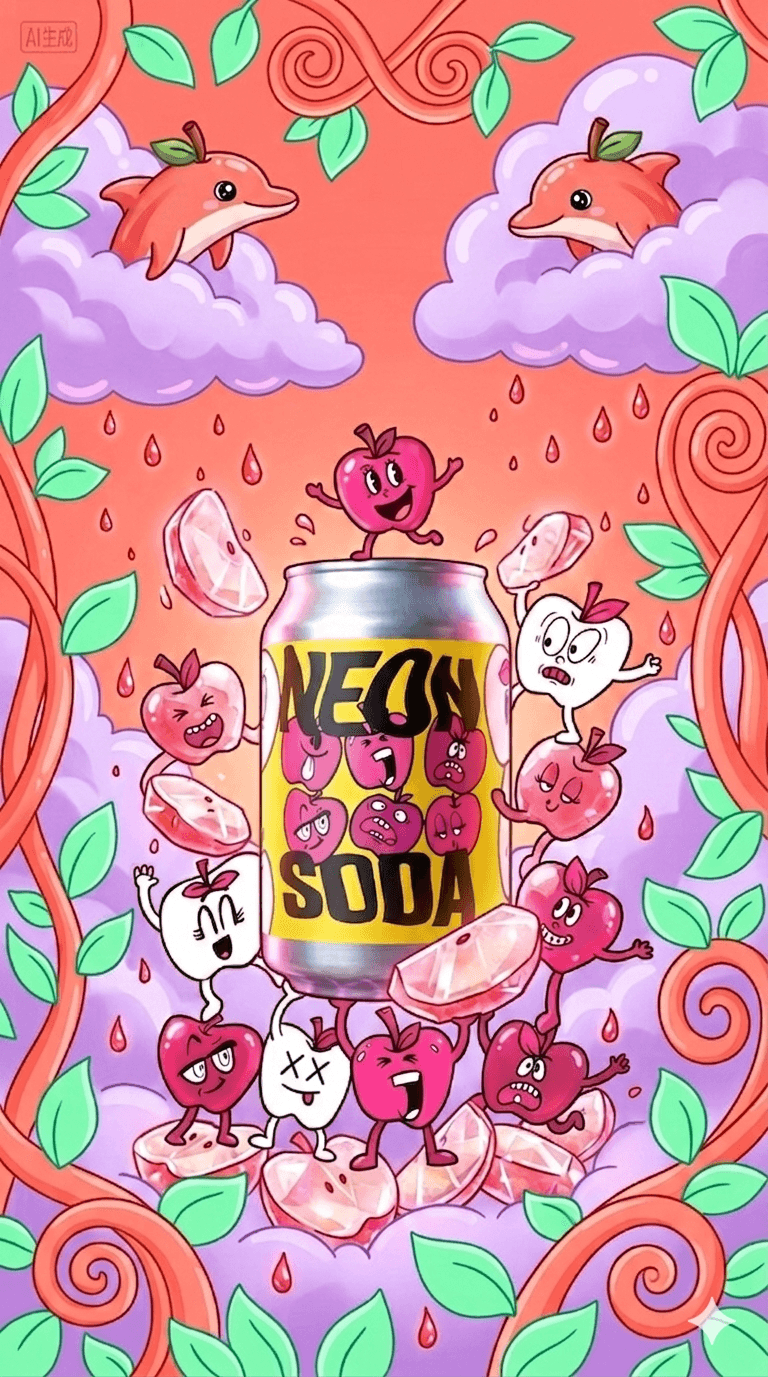 Neon Soda social pack artwork